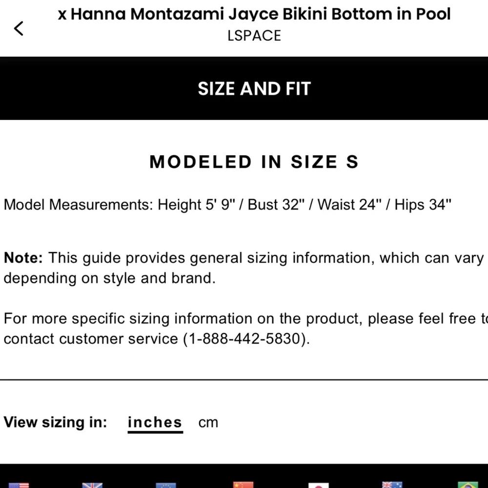 L*SPACE ❤️‍🔥 HANNAH MONTAZAMI COLLAB JAYCE BIKINI BOTTOMS IN POOL NWT SIZE LARGE